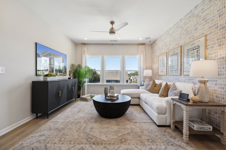 Furnished interior view inside a new home in The Coves on Lake Wylie, Charlotte (Image 12).