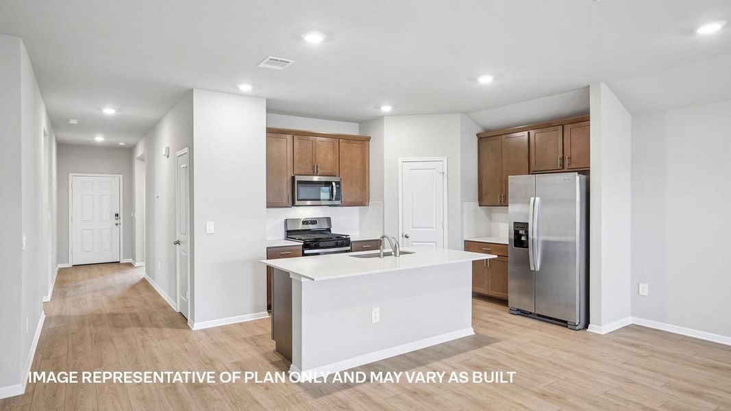 Furnished interior view inside a new home in Carillon, Manor (Image 5).