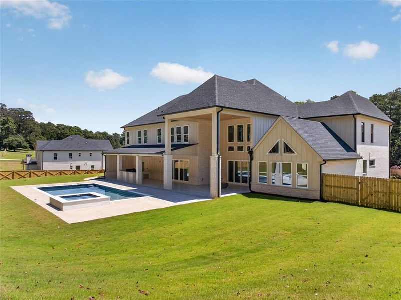Exterior details and patio area of a home in , Dacula (Image 52).
