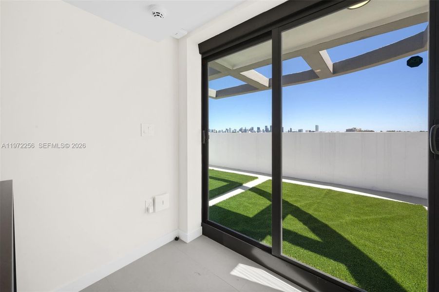 Exterior details and patio area of a home in , Miami (Image 20). Exterior details and patio area of a home in , Miami (Image 20).