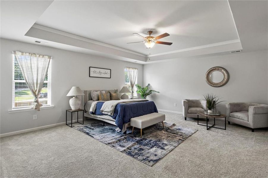 Furnished interior view inside a new home in Burchwood, Stockbridge (Image 41). Furnished interior view inside a new home in Burchwood, Stockbridge (Image 41).