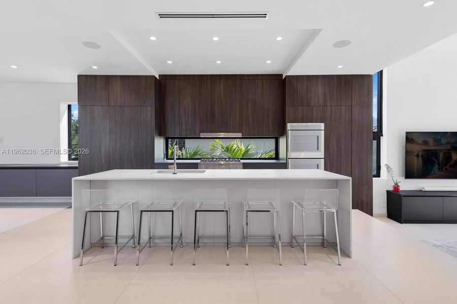 Furnished interior view inside a new home in , Miami Beach (Image 16). Furnished interior view inside a new home in , Miami Beach (Image 16).