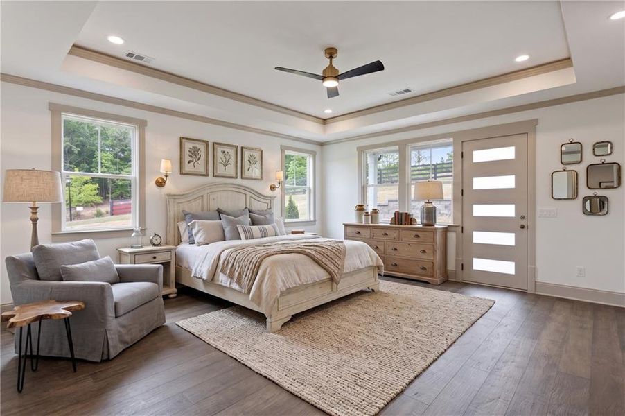 Furnished interior view inside a new home in , Dacula (Image 51).
