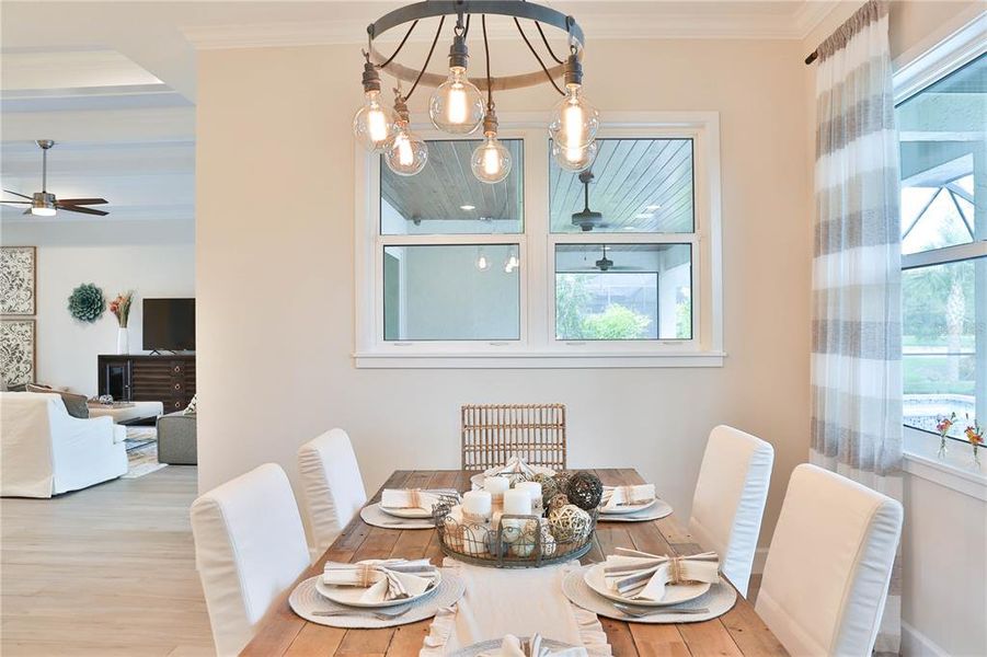 Furnished interior view inside a new home in , Sarasota (Image 10).