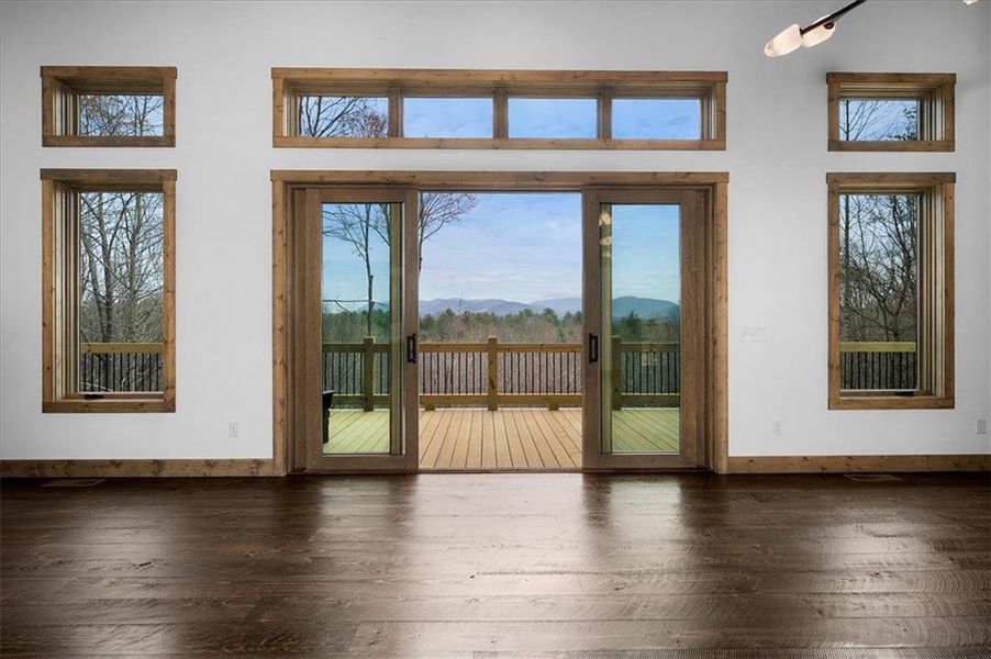Spacious, unfurnished interior of a new home in , Ellijay (Image 16).