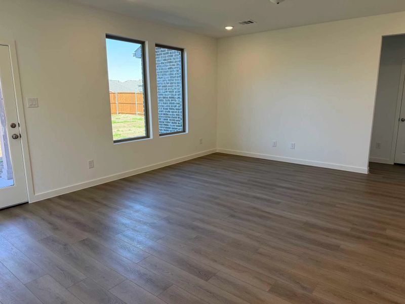 Family Room Construction Progress