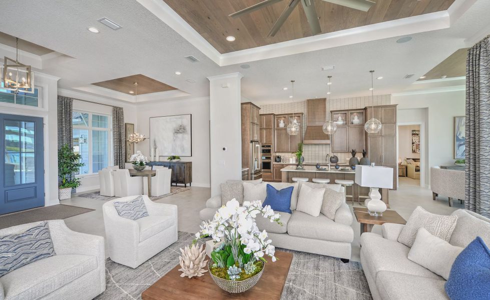 Furnished interior view inside a new home in Tidewater, Jacksonville (Image 8).