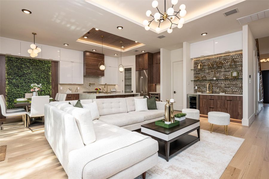 Furnished interior view inside a new home in , Stafford (Image 23). Furnished interior view inside a new home in , Stafford (Image 23).