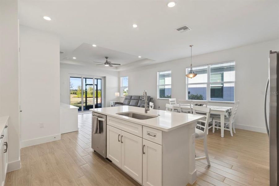 Furnished interior view inside a new home in , Punta Gorda (Image 12).