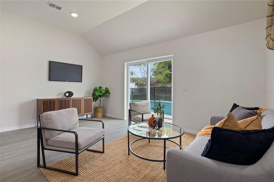 Furnished interior view inside a new home in , Seffner (Image 6).