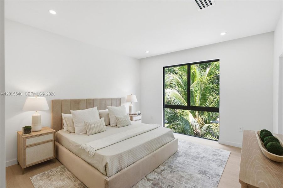 Furnished interior view inside a new home in , Miami (Image 14).