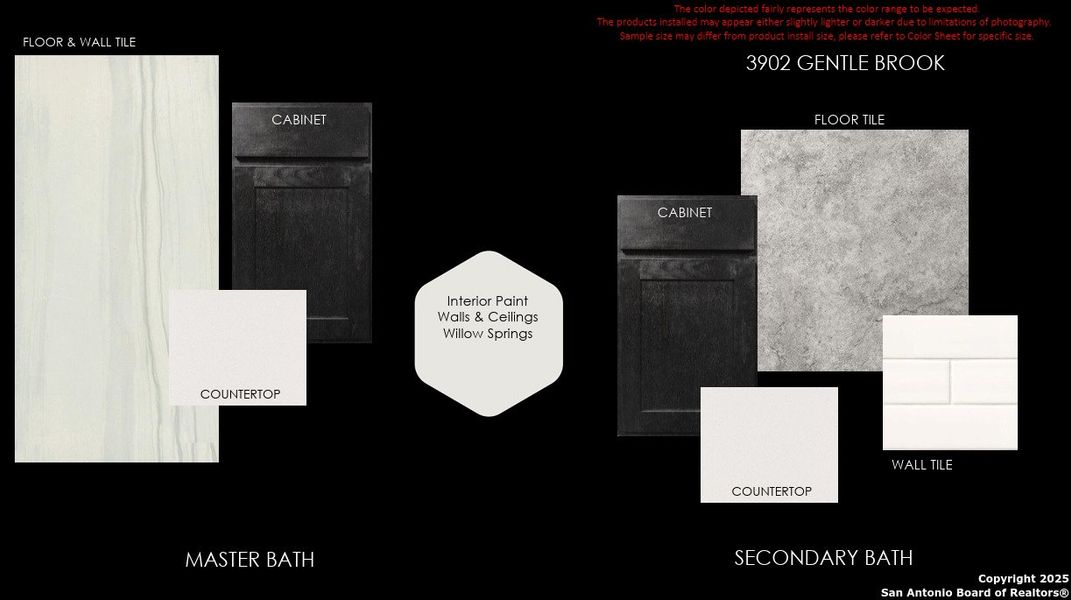 Sample of building materials used in homes in Park Hill Commons, San Antonio (Image 5).