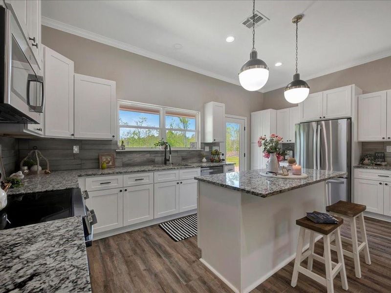 Furnished interior view inside a new home in , Lufkin (Image 9). Furnished interior view inside a new home in , Lufkin (Image 9).