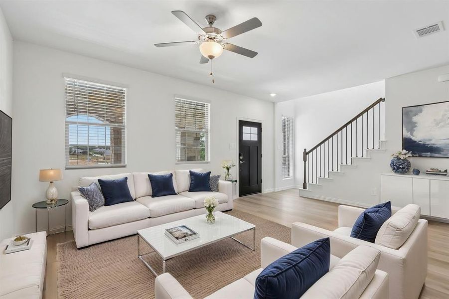 Furnished interior view inside a new home in Oak Ridge Park, Corinth (Image 5).