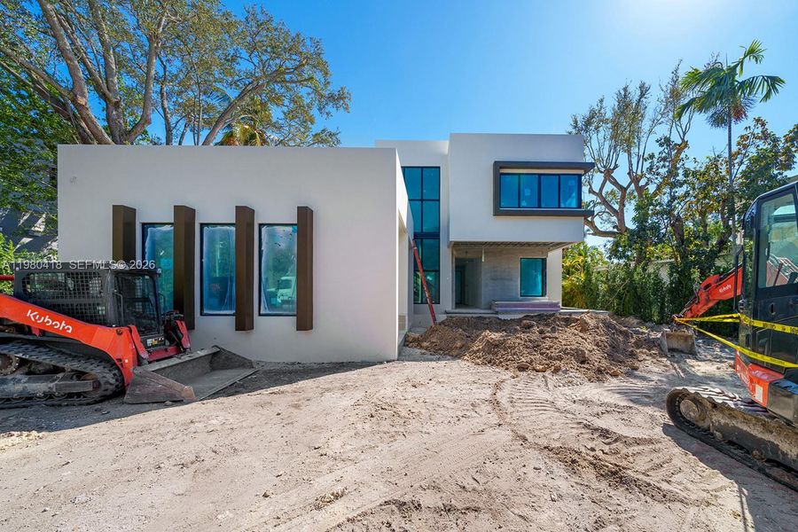 In-progress construction of a new home in , Biscayne Park, FL (Image 9). In-progress construction of a new home in , Biscayne Park, FL (Image 9).