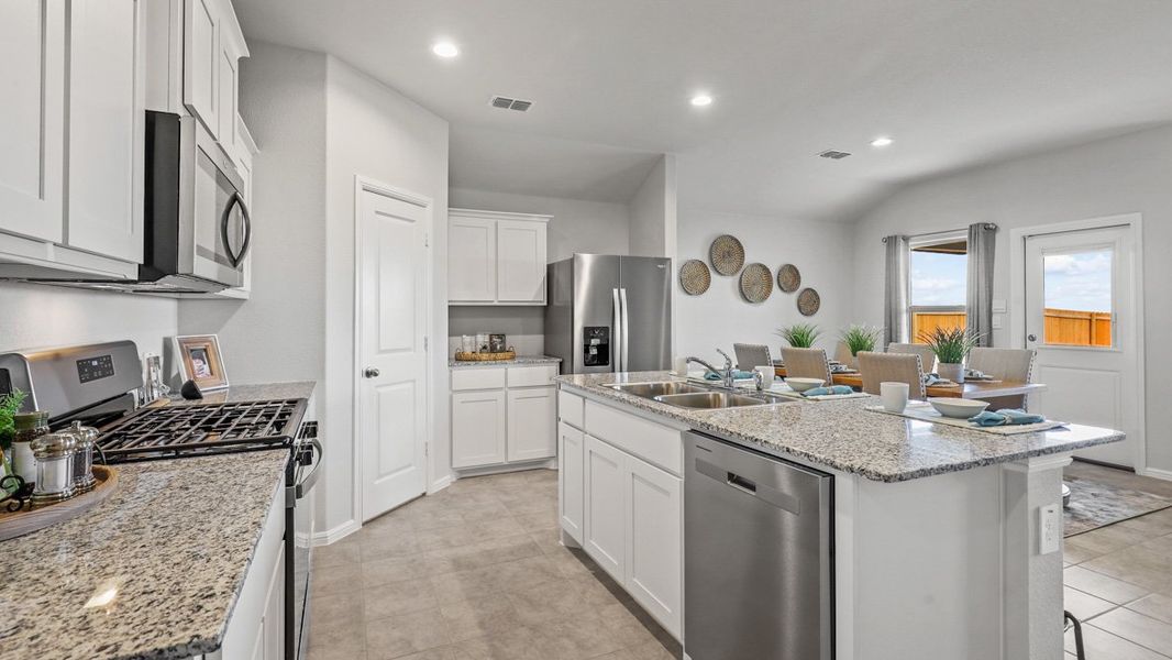 Furnished interior view inside a new home in Cresson Estates, Cresson (Image 5).