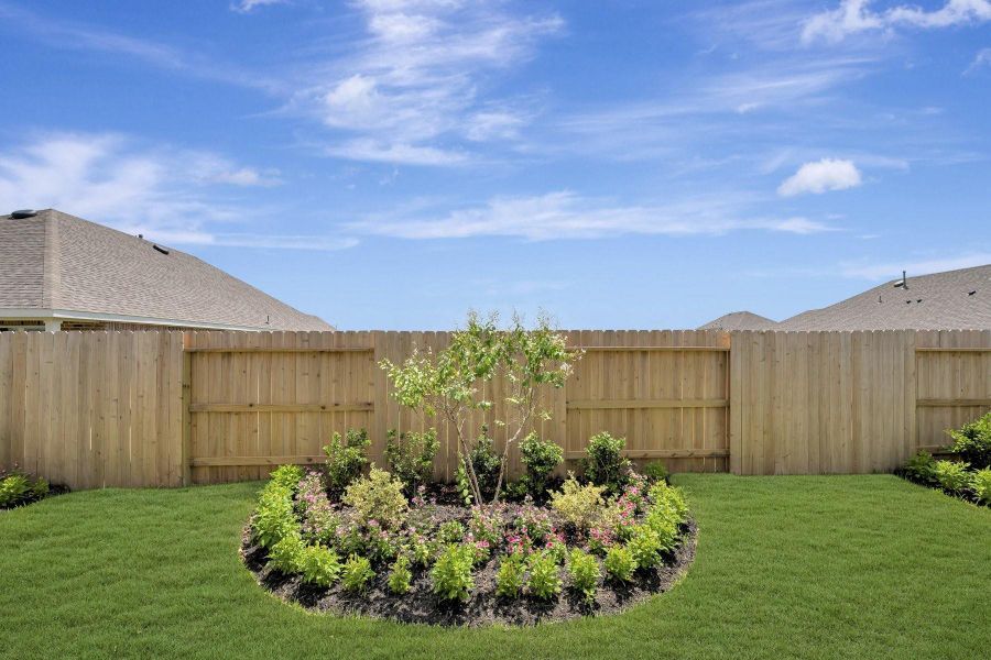 Gorgeous landscaping in the backyard! Gorgeous landscaping in the backyard!