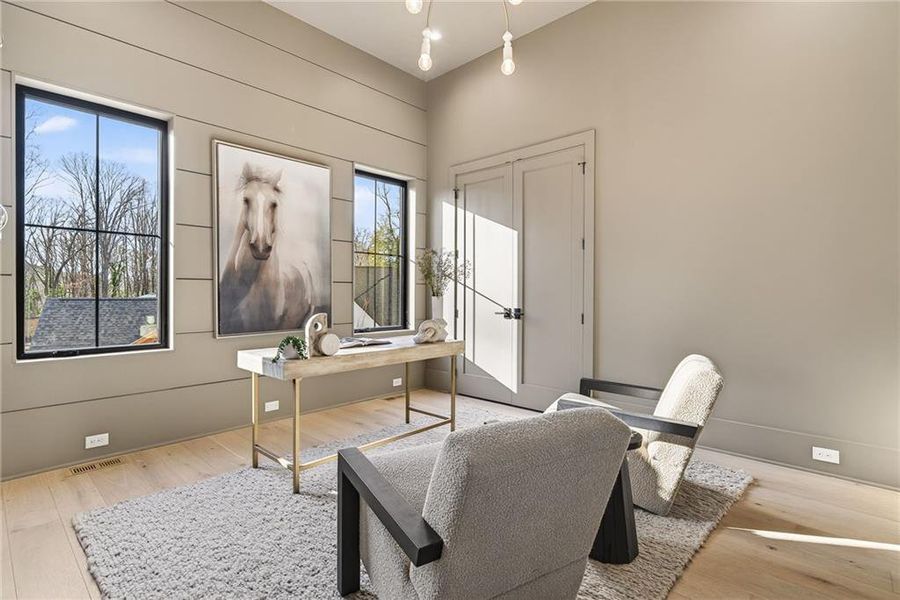 Furnished interior view inside a new home in , Atlanta (Image 19).
