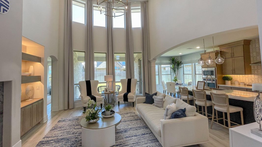 Furnished interior view inside a new home in Jordan Ranch, Katy (Image 12).