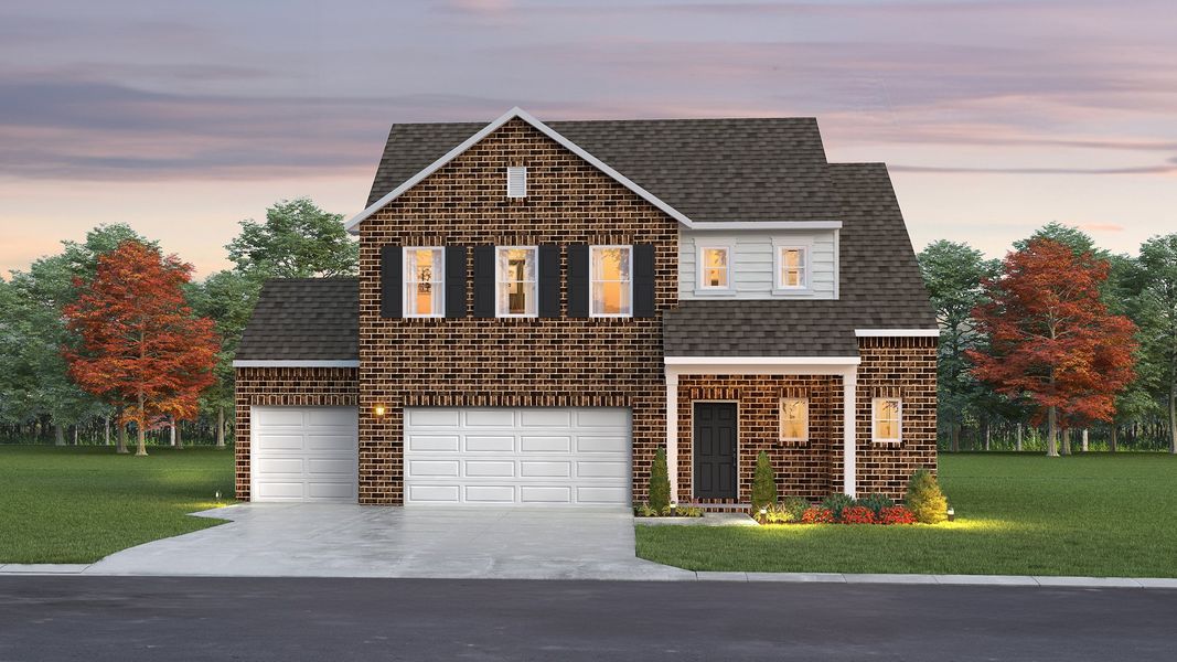 Traditional 1 with 3-Car Garage (R3)