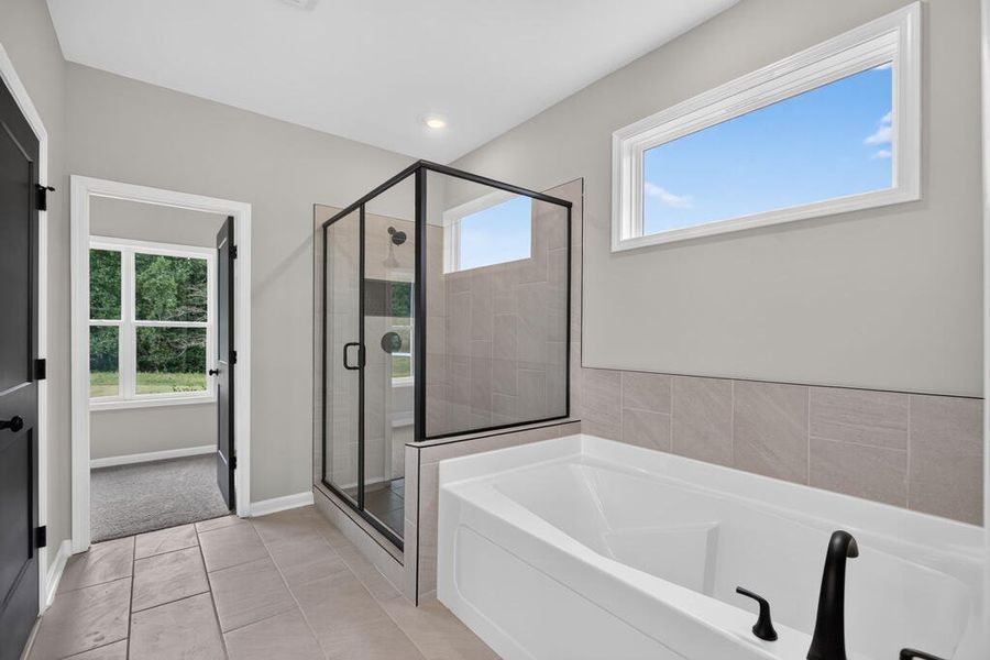 Furnished interior view inside a new home in Blackwelder Bluff, Bowdon (Image 15).