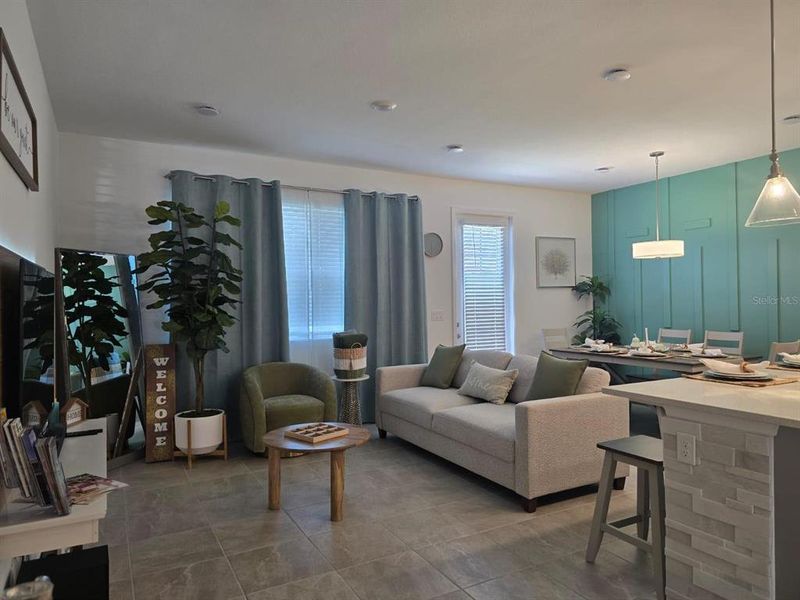 Furnished interior view inside a new home in , Davenport (Image 8).