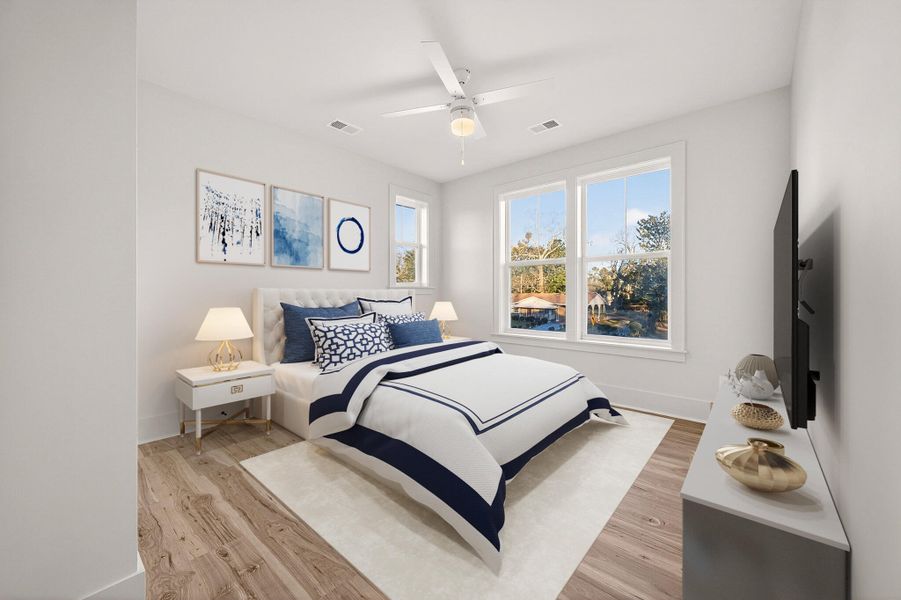 Furnished interior view inside a new home in , Mount Pleasant (Image 32).