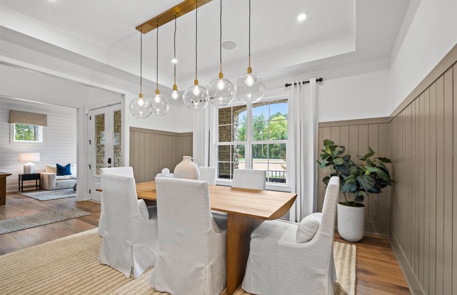 Furnished interior view inside a new home in Olmsted, Huntersville (Image 36). Furnished interior view inside a new home in Olmsted, Huntersville (Image 36).