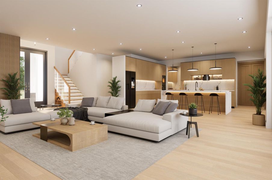 Furnished interior view inside a new home in , West Palm Beach (Image 17).