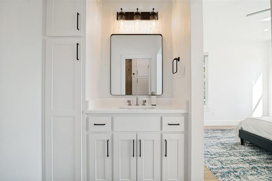 Furnished interior view inside a new home in , Dallas (Image 18).