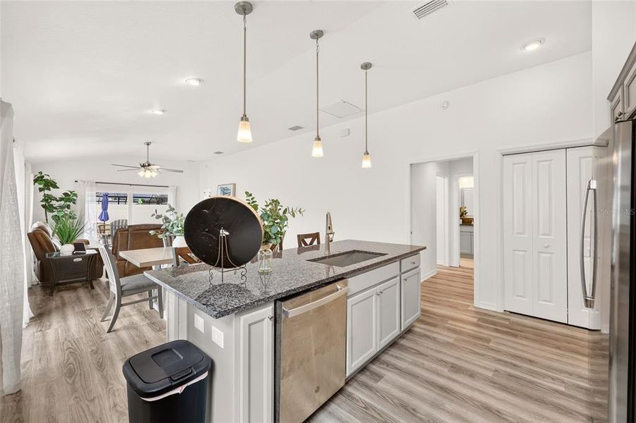 Furnished interior view inside a new home in , The Villages (Image 10).