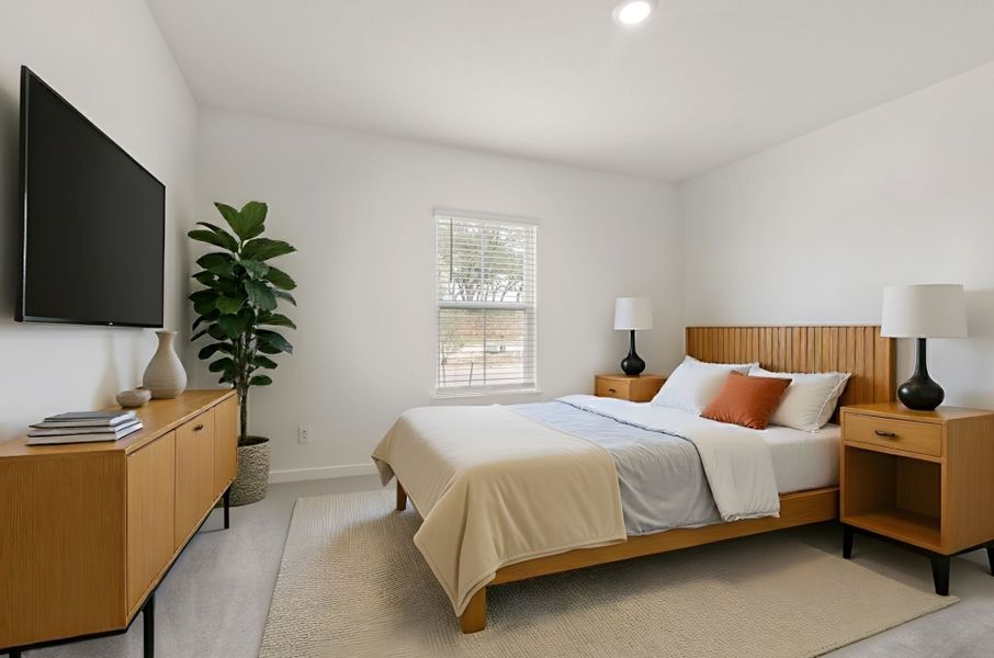 Representative furnished interior of a home built from the Rayburn by Centex in Alto, San Marcos (Image 7).