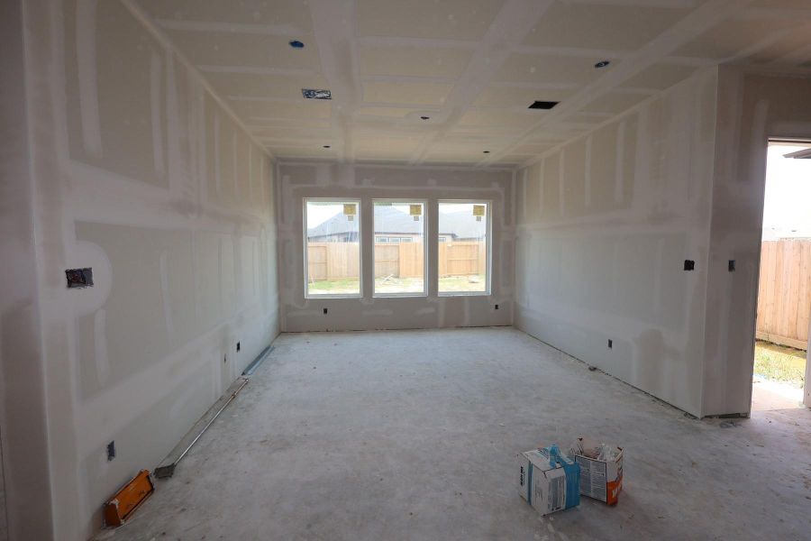 In-progress construction of a new home in Jordan Ranch - Terrace Collection, Fulshear, TX (Image 7).
