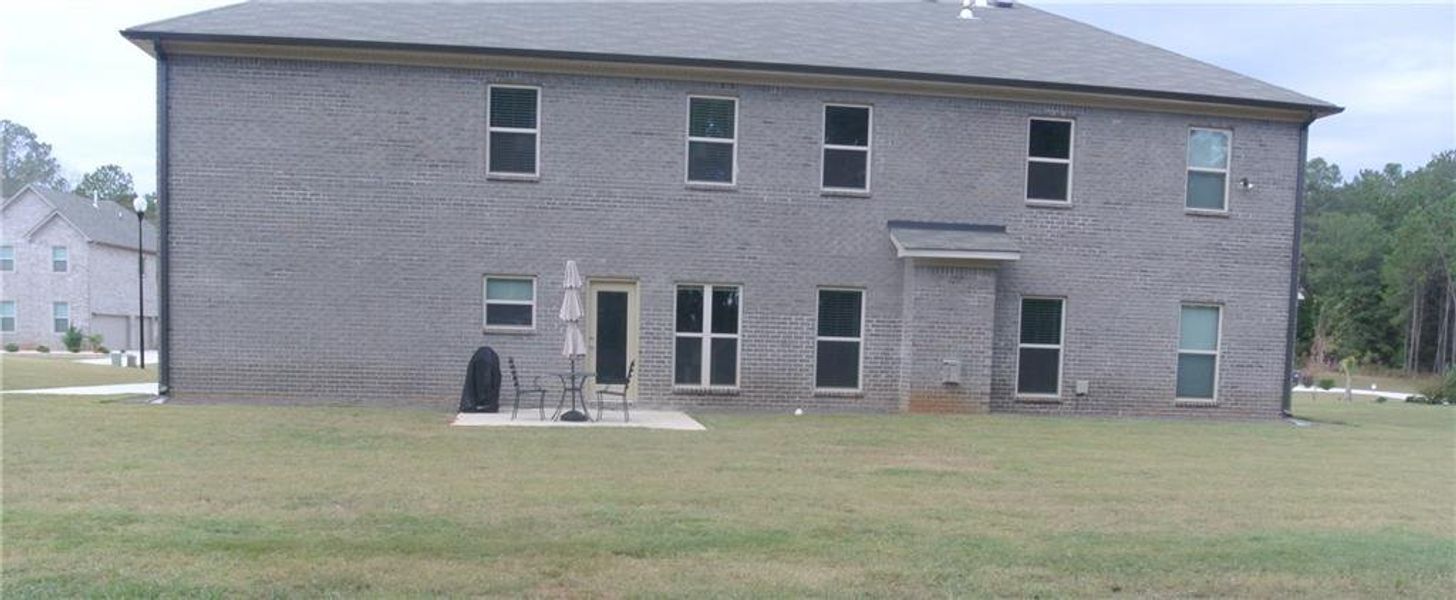 Exterior details and patio area of a home in , Covington (Image 4). Exterior details and patio area of a home in , Covington (Image 4).