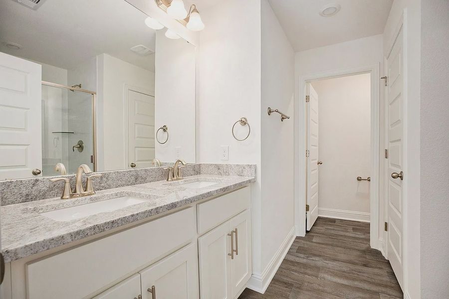 Furnished interior view inside a new home in Kiber Reserve, Angleton (Image 6).