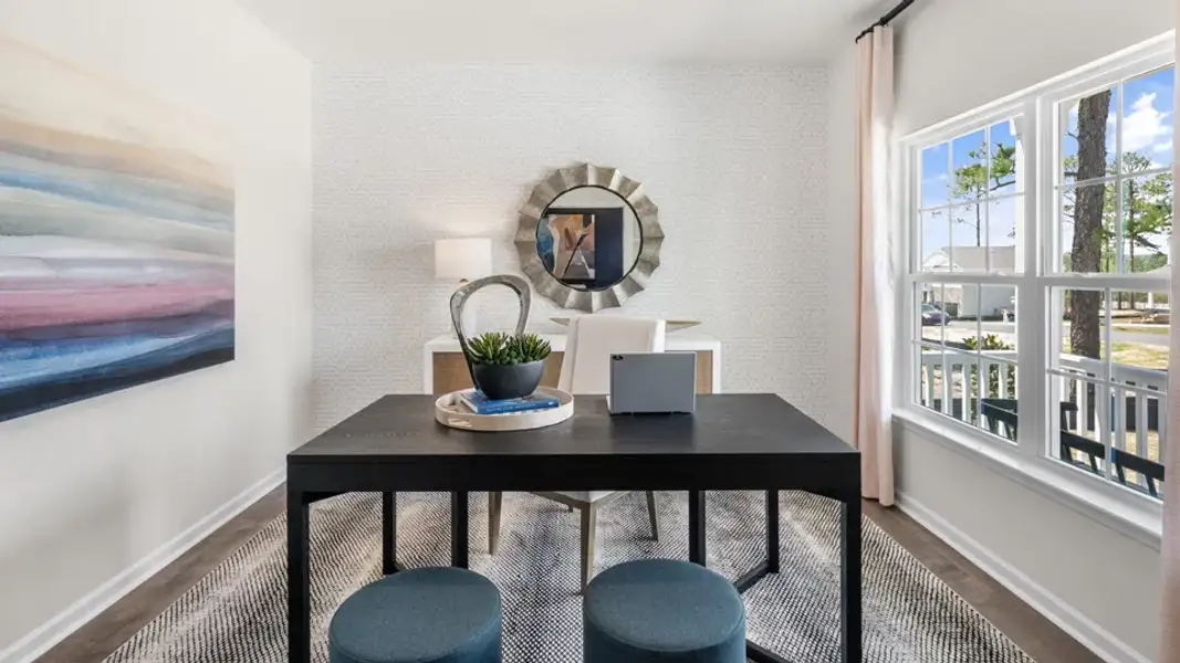 Furnished interior view inside a new home in Olive Branch, Wilson's Mills (Image 7).