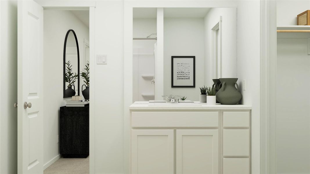 Furnished interior view inside a new home in Firefly Pointe, Hutto (Image 29).
