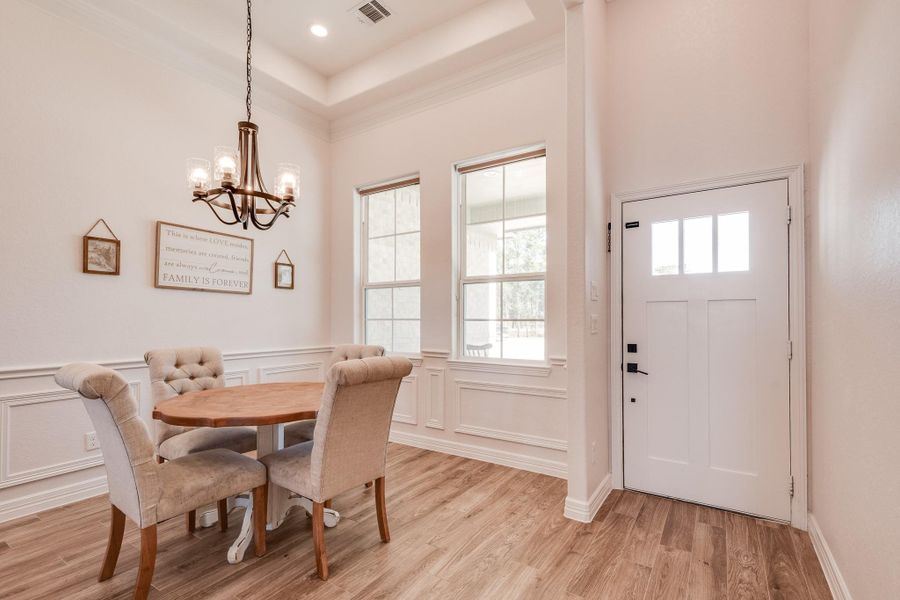 Furnished interior view inside a new home in , Anahuac (Image 9).