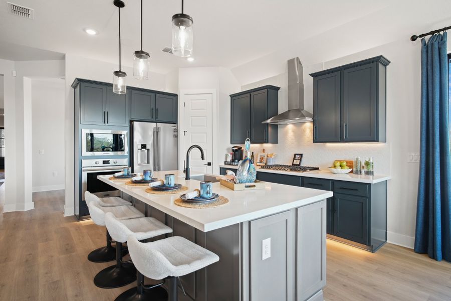 Furnished interior view inside a new home in La Cima 50', San Marcos (Image 29).