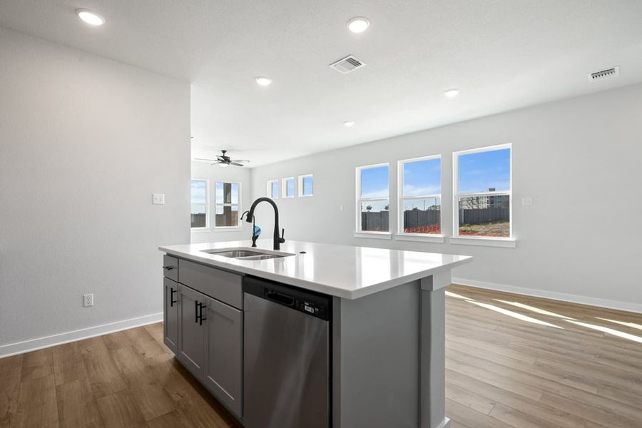 Furnished interior view inside a new home in Union Collection at Park Central, Georgetown (Image 13).