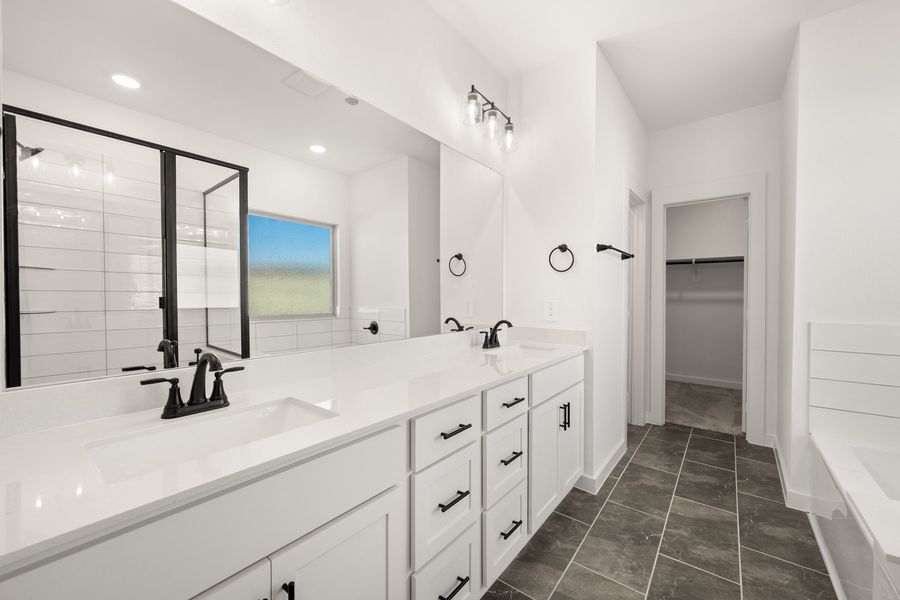 Furnished interior view inside a new home in Country Hollow Sales Phase 1, Willow Park (Image 10).