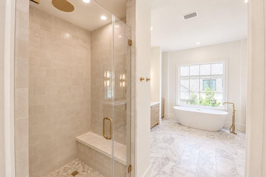 Furnished interior view inside a new home in , Houston (Image 31).