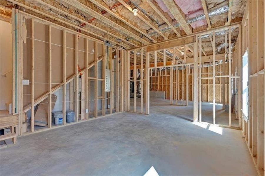 In-progress construction of a new home in , Dallas, GA (Image 24).