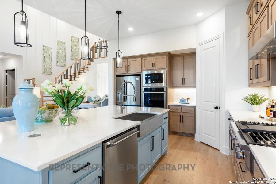 Furnished interior view inside a new home in Mont Blanc, Schertz (Image 11).