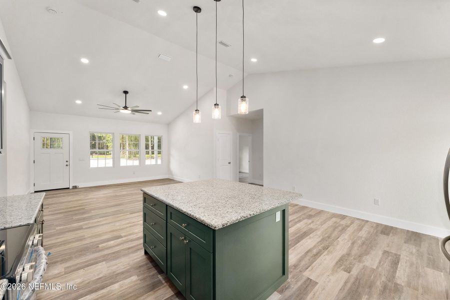Furnished interior view inside a new home in , Hampton (Image 8).