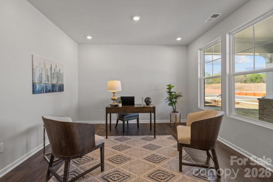 Furnished interior view inside a new home in McFarland Estates, York (Image 6).