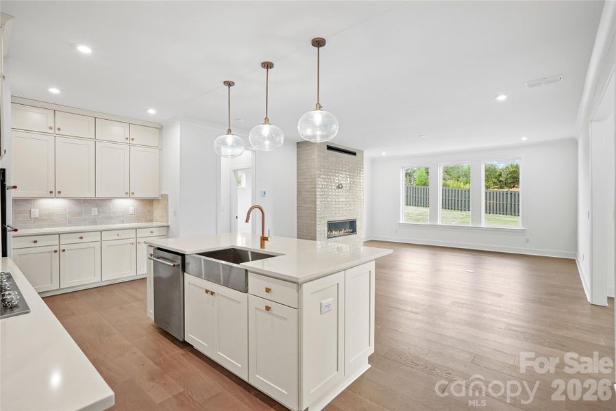 Furnished interior view inside a new home in Parkside Crossing, Charlotte (Image 5).