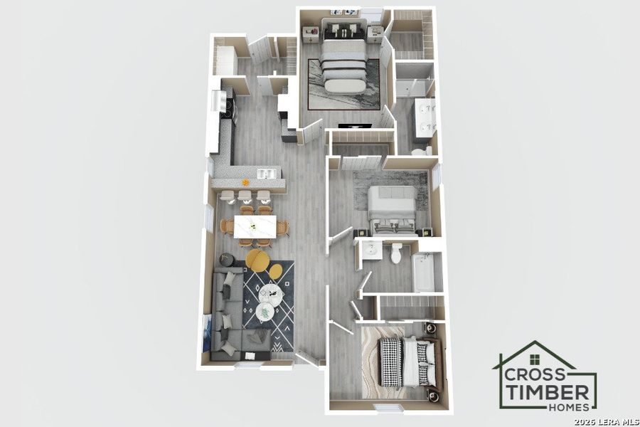 2D floor plan layout of this home in , Von Ormy, TX (Image 2). 2D floor plan layout of this home in , Von Ormy, TX (Image 2).