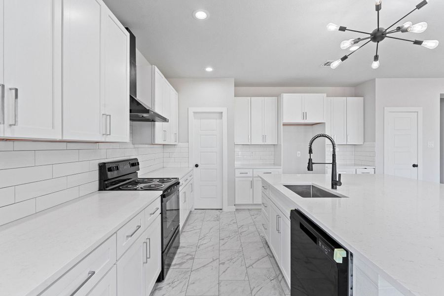 Furnished interior view inside a new home in , Conroe (Image 5).