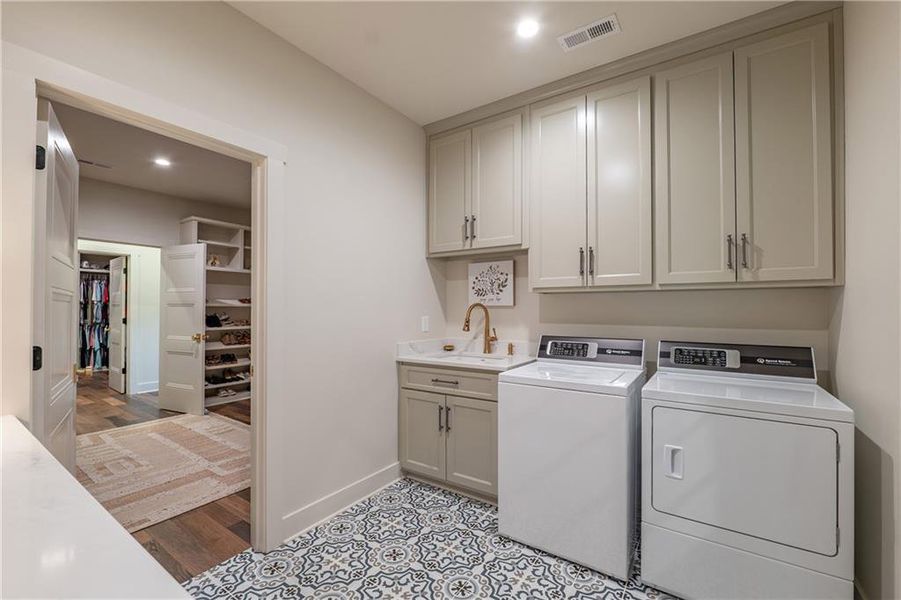 Furnished interior view inside a new home in , Canton (Image 29).